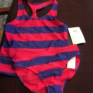 Girls gap tankini bathing suit